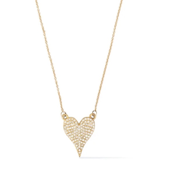 Neiman Marcus Jewelry - 18k 0.83ct Heart Necklace